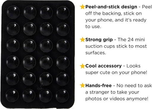 Funda de silicona con succión para teléfono | Accesorio manos libres para selfies - Quierox - Tienda Online