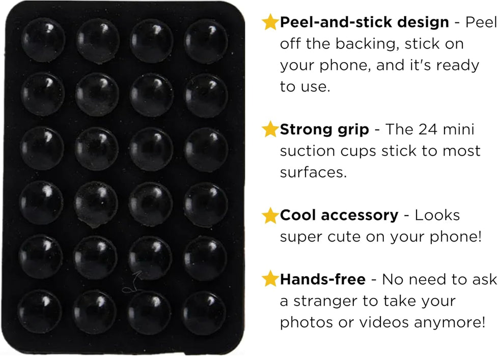 Funda de silicona con succión para teléfono | Accesorio manos libres para selfies - Quierox - Tienda Online