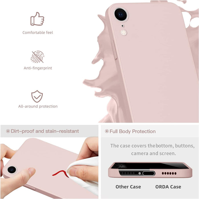 Funda de silicona Orda compatible con iPhone XR de 6,1", ultrafina, delgada - Quierox - Tienda Online