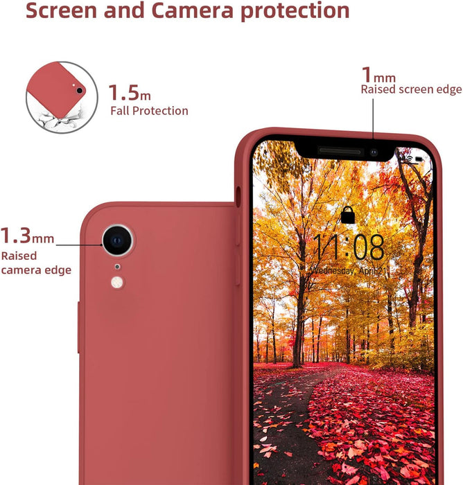 Funda de silicona Orda compatible con iPhone XR de 6,1", ultrafina, delgada - Quierox - Tienda Online