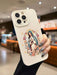 Funda de silicona para teléfono móvil con patrón floral de Virgen María para iphone 7 plus / 8 plus - Quierox - Tienda Online