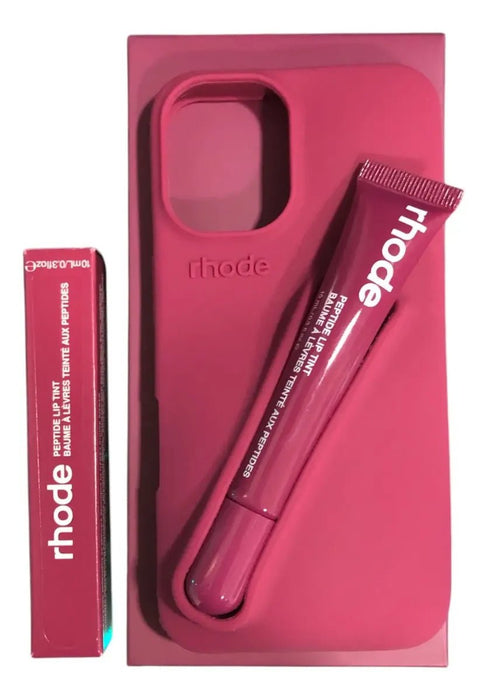 Funda de silicona rhode para iPhone, 14 con brillo labial - Quierox - Tienda Online