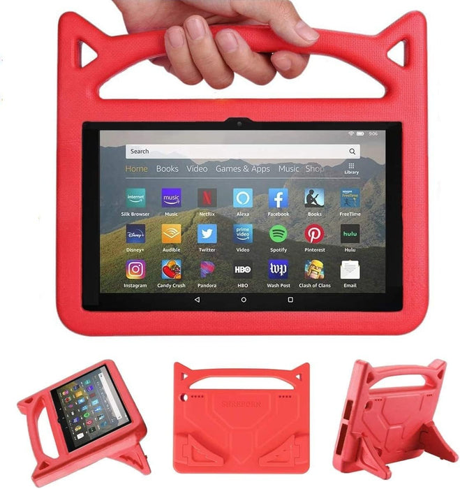 Funda de tablet samsung 10.ª liviana a prueba de golpes con asa y soporte para niños de 8" - Quierox - Tienda Online