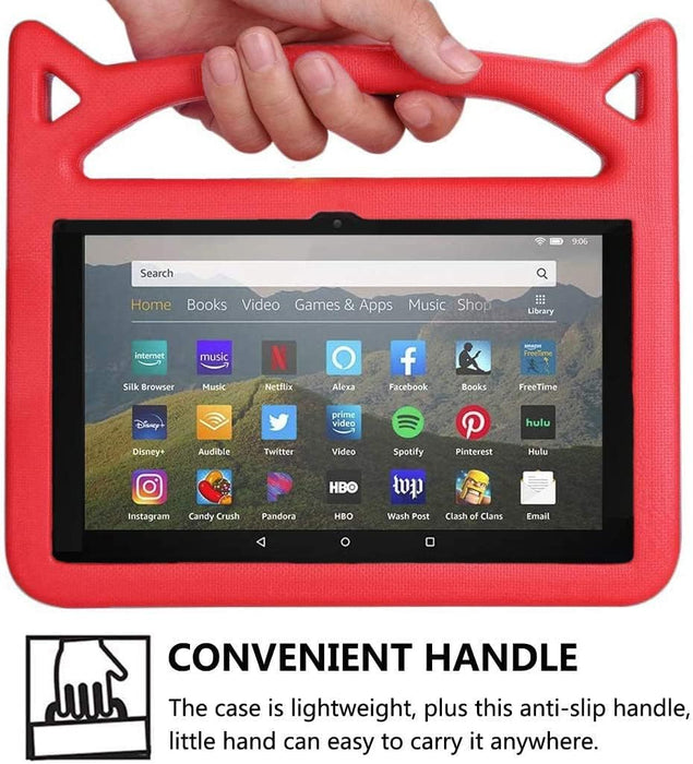 Funda de tablet samsung 10.ª liviana a prueba de golpes con asa y soporte para niños de 8" - Quierox - Tienda Online