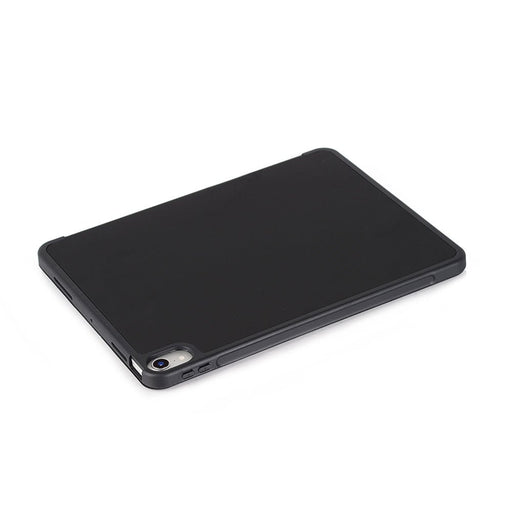 Funda de tableta de cuero con tapa horizontal con soporte triple (negro) - Quierox - Tienda Online