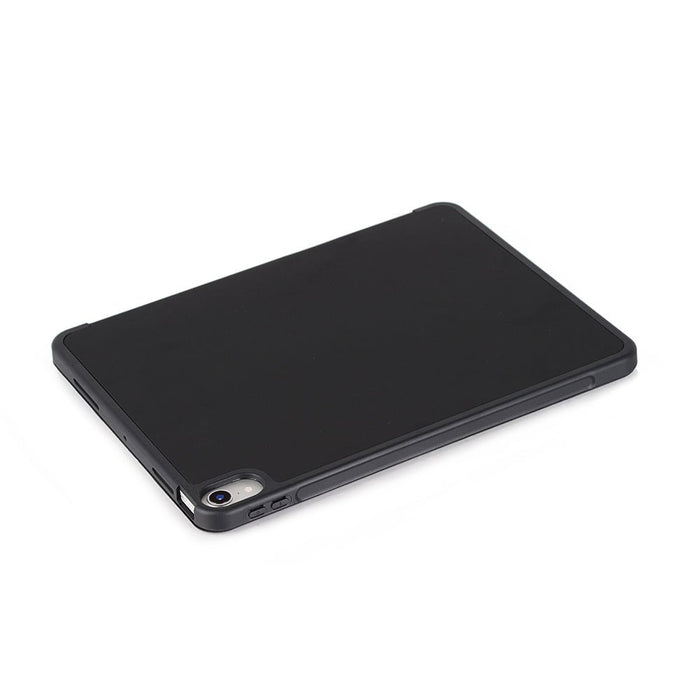 Funda de tableta de cuero con tapa horizontal con soporte triple (negro) - Quierox - Tienda Online
