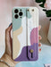Funda de teléfono con correa de bloque de color y brazalete compatible con iPhone X/XS - Quierox - Tienda Online