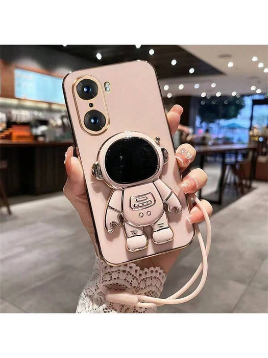 Funda de teléfono con diseño de manzana en color rosa pastel con accesorio de teléfono - Quierox - Tienda Online