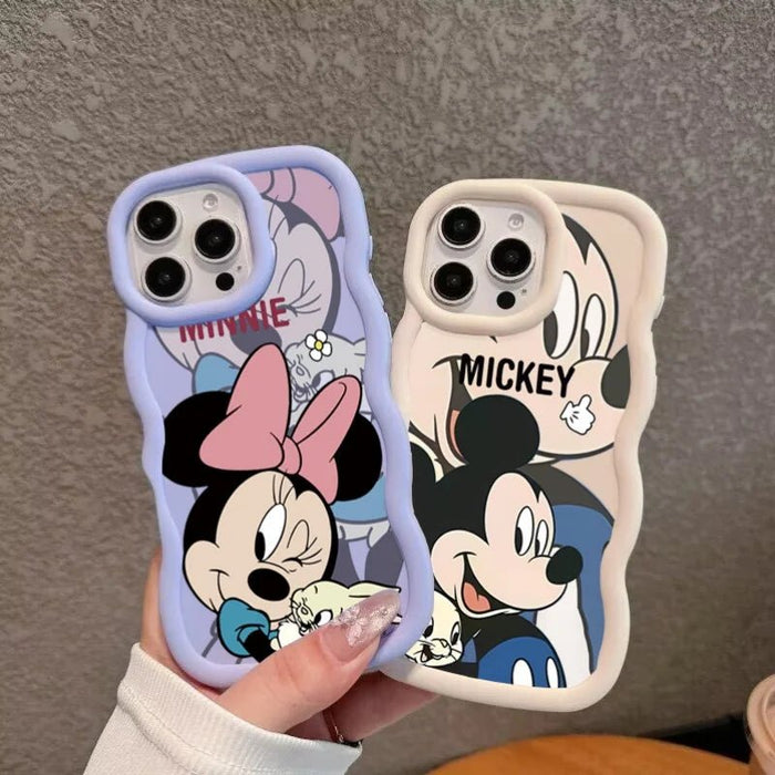 Funda de teléfono con diseño de Mickey y Minnie Mouse para Motorola Moto Edge G54 - Quierox - Tienda Online