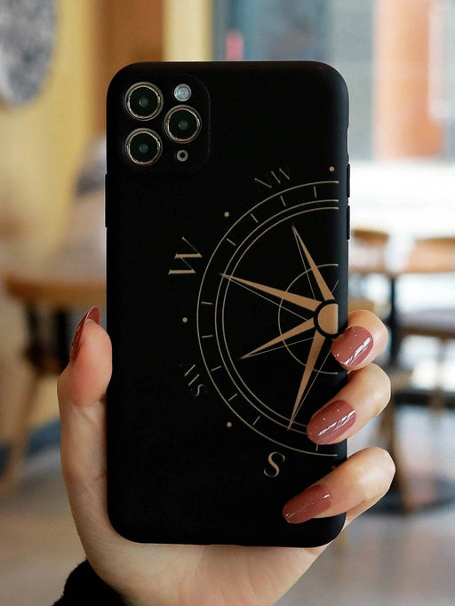 Funda de teléfono con estampado de brújula compatible con iPhone XS MAX - Quierox - Tienda Online