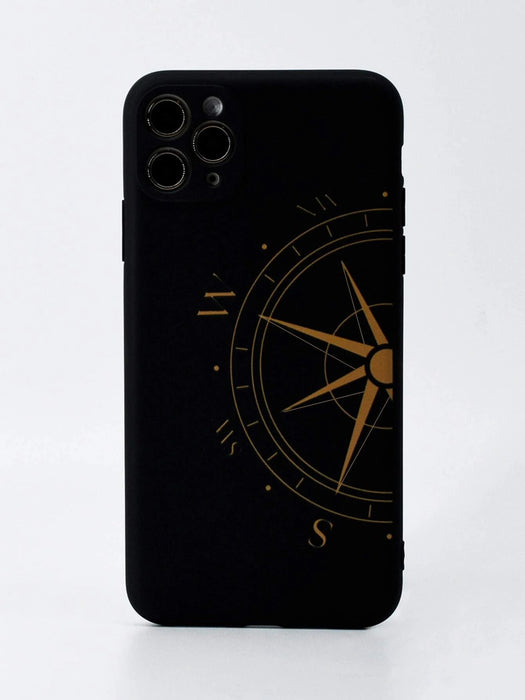 Funda de teléfono con estampado de brújula compatible con iPhone XS MAX - Quierox - Tienda Online