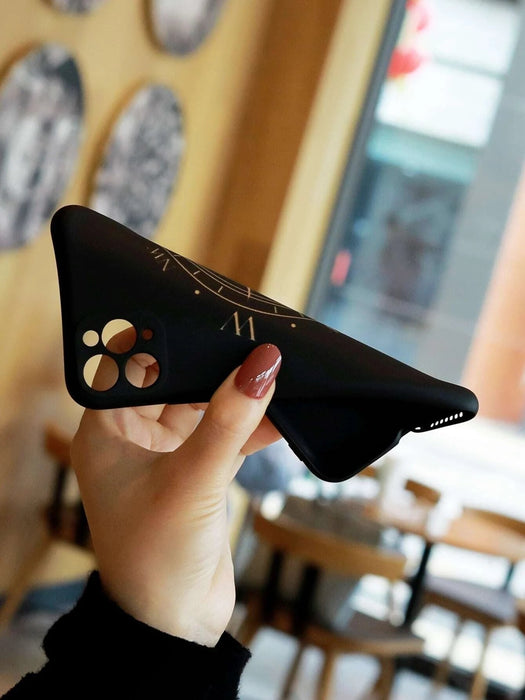 Funda de teléfono con estampado de brújula compatible con iPhone XS MAX - Quierox - Tienda Online