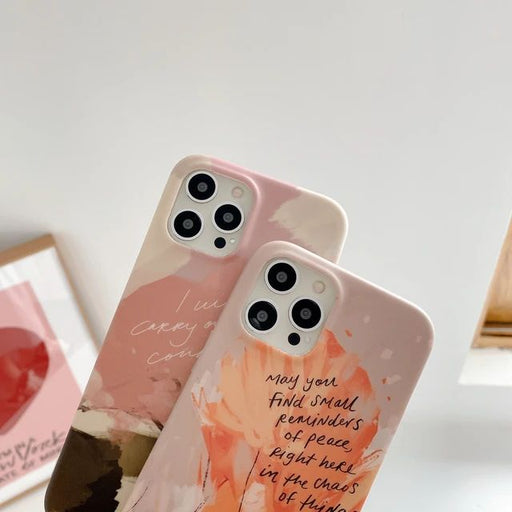 Funda de teléfono con letras abstractas de arte Retro para iPhone 11 Pro Max - Quierox - Tienda Online