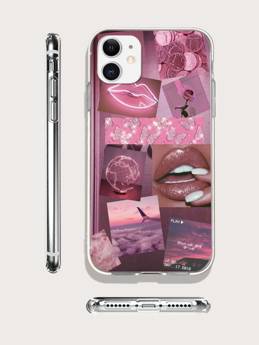 Funda De Teléfono De Collage Estético Rosa Compatible Con Huawei Y9 Prime - Quierox - Tienda Online