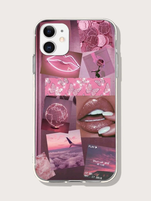 Funda De Teléfono De Collage Estético Rosa Compatible Con Huawei Y9 Prime - Quierox - Tienda Online