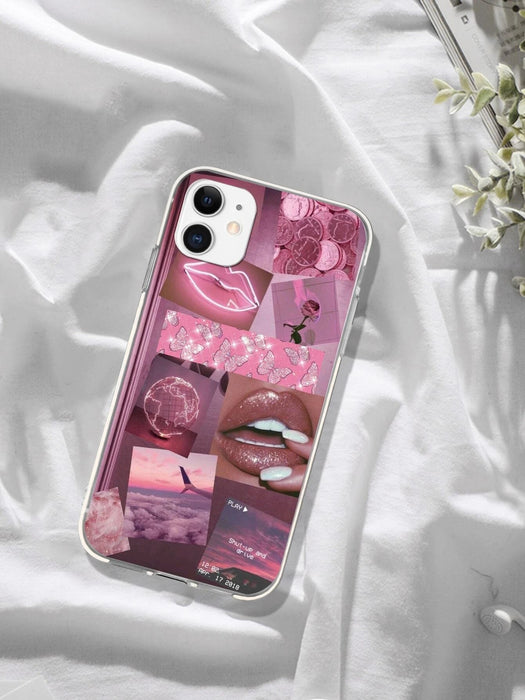 Funda De Teléfono De Collage Estético Rosa Compatible Con Huawei Y9 Prime - Quierox - Tienda Online