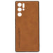 Funda de teléfono de cuero marrón para Galaxy S22 Ultra - Quierox - Tienda Online