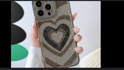 Funda de teléfono de forma corazón de doble color, compatible con iphone 12 Pro Max - Quierox - Tienda Online