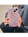 Funda de teléfono de moda con elemento de lazo rosa 1 pieza para iPhone 15 - Quierox - Tienda Online