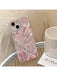Funda de teléfono de moda con elemento de lazo rosa 1 pieza para iPhone 15 - Quierox - Tienda Online