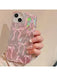 Funda de teléfono de moda con elemento de lazo rosa 1 pieza para iPhone 15 - Quierox - Tienda Online