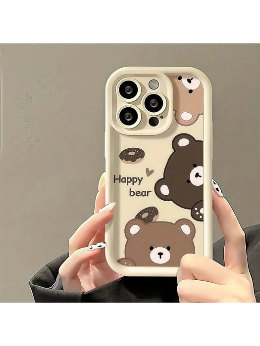 Funda de teléfono móvil con textura de oso adorable para iphone 12 Pro Max - Quierox - Tienda Online