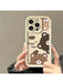 Funda de teléfono móvil con textura de oso adorable para iphone 12 Pro Max - Quierox - Tienda Online