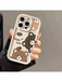 Funda de teléfono móvil con textura de oso adorable para iphone 12 Pro Max - Quierox - Tienda Online