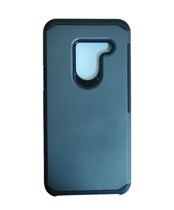 Funda de telefono Rígida Híbrida de Goma para LG G8 ThinQ, gris - Quierox - Tienda Online