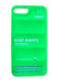 Funda de teléfono verde neon con estampado de letras - Quierox - Tienda Online