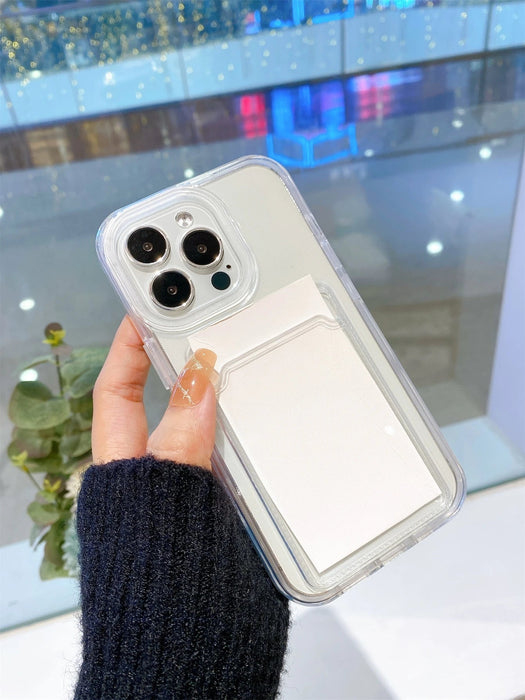 Funda de TPU desmontable 2 en 1 con tarjetero, compatible con iPhone - Quierox - Tienda Online