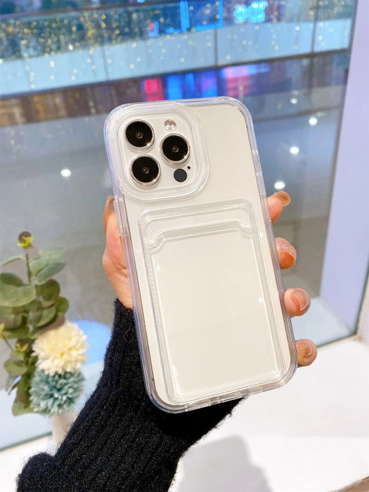 Funda de TPU desmontable 2 en 1 con tarjetero, compatible con iPhone - Quierox - Tienda Online