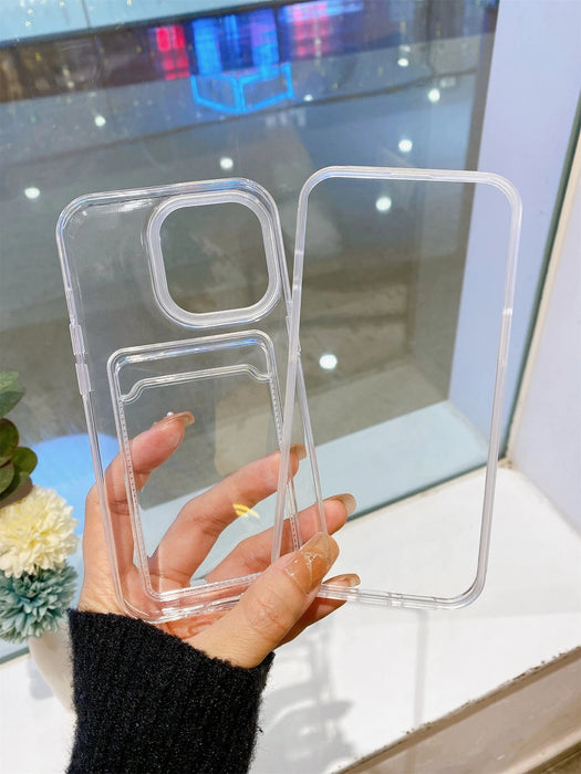 Funda de TPU desmontable 2 en 1 con tarjetero, compatible con iPhone - Quierox - Tienda Online