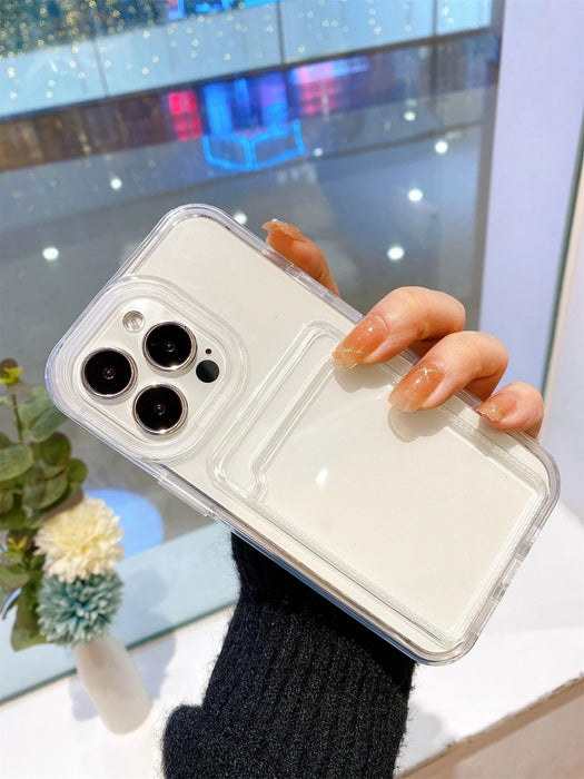 Funda de TPU desmontable 2 en 1 con tarjetero, compatible con iPhone - Quierox - Tienda Online