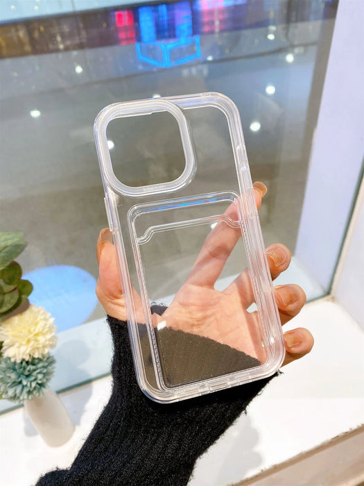 Funda de TPU desmontable 2 en 1 con tarjetero, compatible con iPhone - Quierox - Tienda Online