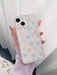 Funda de TPU transparente con estampado de flores de colores de verano, para iPhone - Quierox - Tienda Online