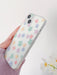 Funda de TPU transparente con estampado de flores de colores de verano, para iPhone - Quierox - Tienda Online
