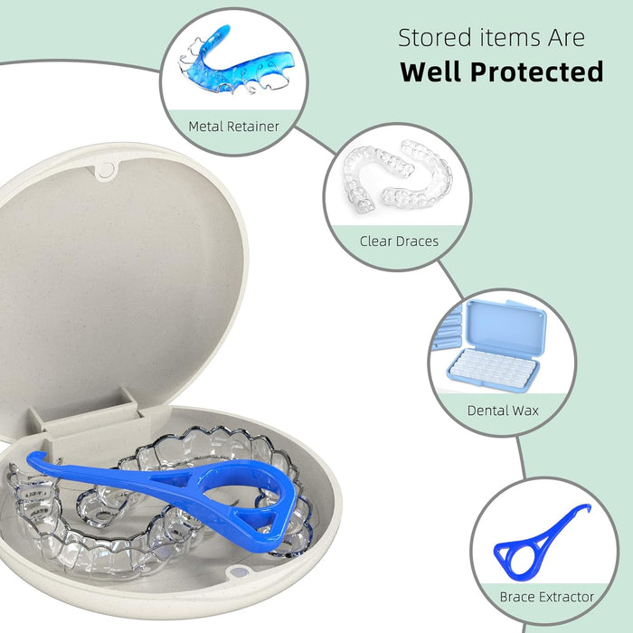 Funda delgada con protector nocturno, protector bucal de retención premium - Quierox - Tienda Online