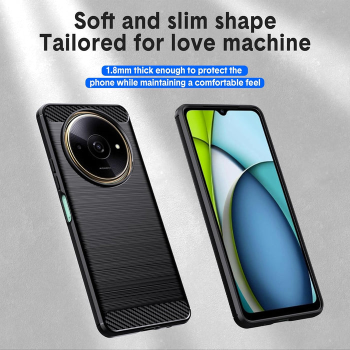 Funda diseñada para Xiaomi Redmi A3X/Redmi A3, TPU flexible [textura cepillada] - Quierox - Tienda Online