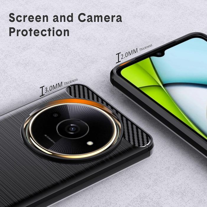 Funda diseñada para Xiaomi Redmi A3X/Redmi A3, TPU flexible [textura cepillada] - Quierox - Tienda Online