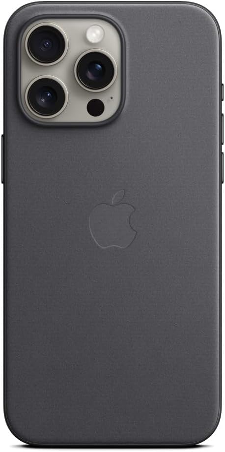 Funda FineWoven para Apple iPhone 15 Pro Max con MagSafe — Negra - Quierox - Tienda Online