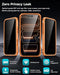 Funda Goton con protector de pantalla de cristal templado de privacidad para iPhone 17 Pro Max - Quierox - Tienda Online