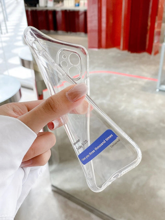 Funda iPhone con patrón de SMS - Quierox - Tienda Online