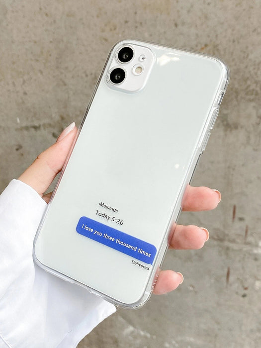 Funda iPhone con patrón de SMS - Quierox - Tienda Online