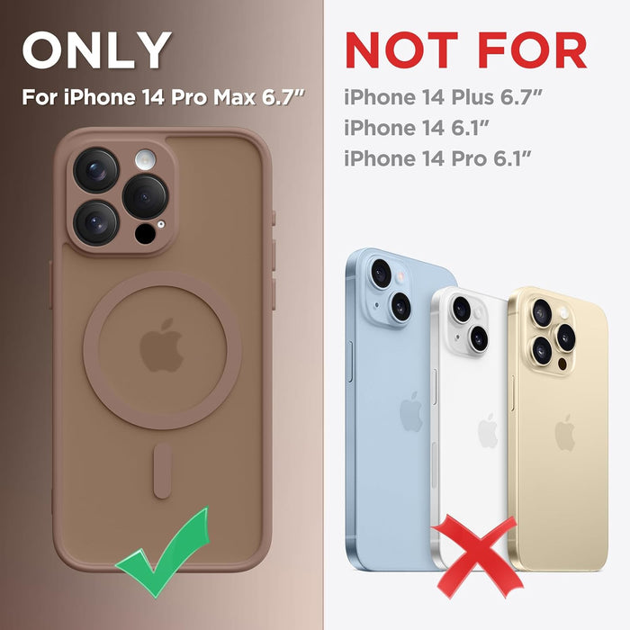Funda magnética CAPRARO para iPhone 14 Pro Max, a prueba de golpes - Quierox - Tienda Online