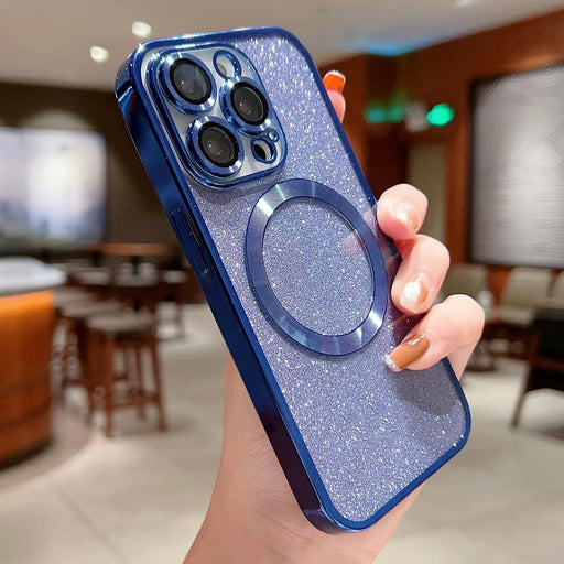 Funda magnética compatible con iPhone 12 Pro Max con purpurina - Quierox - Tienda Online