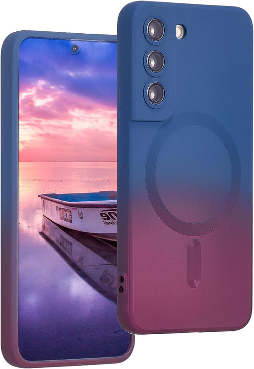 Funda magnética para Samsung Galaxy S21 FE, silicona suave, color degradado - Quierox - Tienda Online