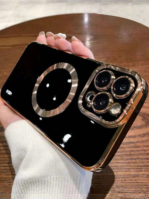 Funda magnética para teléfono con revestimiento compatible con iPhone - Quierox - Tienda Online