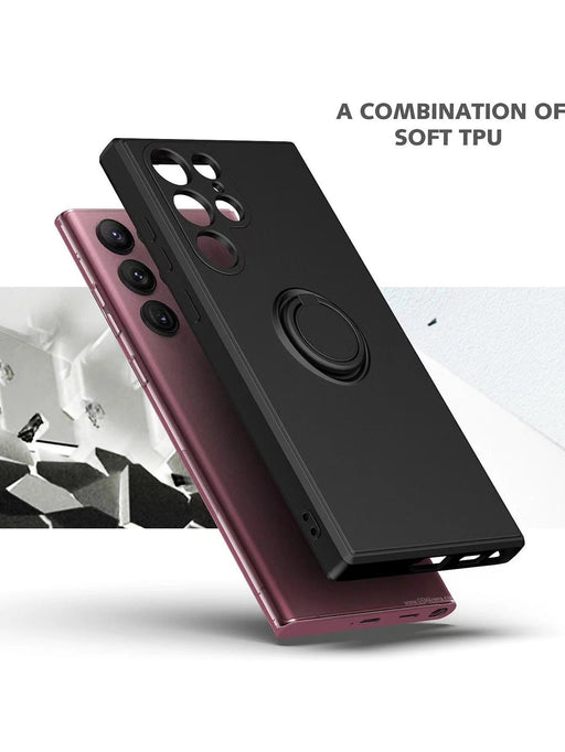 Funda magnética para teléfono con soporte para anillo compatible con Android - Quierox - Tienda Online