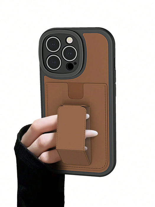Funda multifuncional marrón caramelo con tarjetero para iPhone 15 Pro Pro - Quierox - Tienda Online